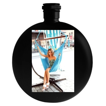 Sarah Hyland Round Flask