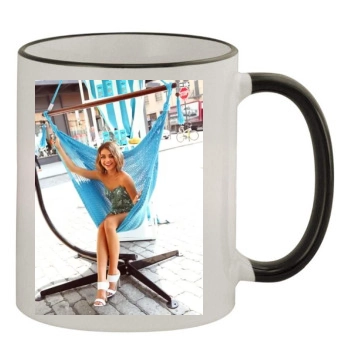 Sarah Hyland 11oz Colored Rim & Handle Mug