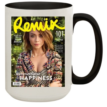 Sarah Hyland 15oz Colored Inner & Handle Mug