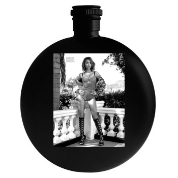 Sarah Hyland Round Flask