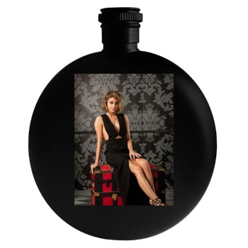 Sarah Hyland Round Flask