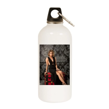 Sarah Hyland White Water Bottle With Carabiner