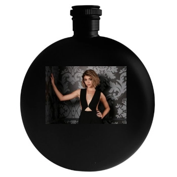 Sarah Hyland Round Flask