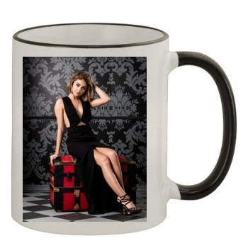 Sarah Hyland 11oz Colored Rim & Handle Mug