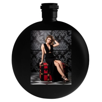 Sarah Hyland Round Flask