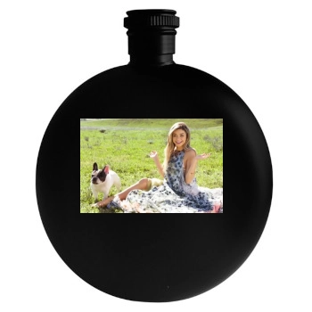 Sarah Hyland Round Flask