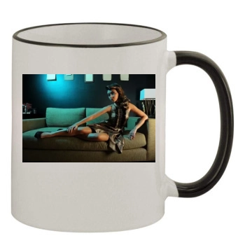 Sarah Hyland 11oz Colored Rim & Handle Mug