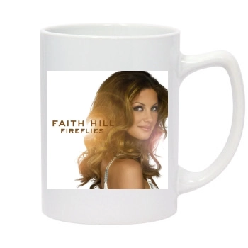 Faith Hill 14oz White Statesman Mug