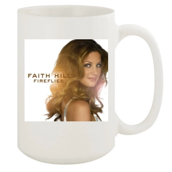 Faith Hill 15oz White Mug