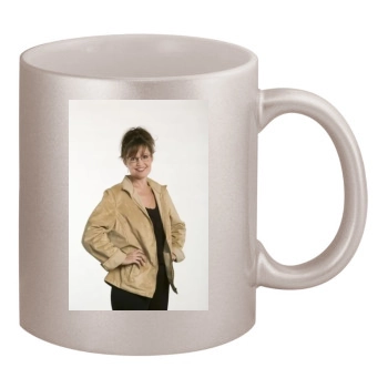 Sarah Palin 11oz Metallic Silver Mug