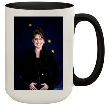 Sarah Palin 15oz Colored Inner & Handle Mug