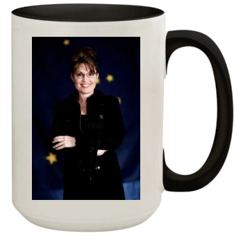 Sarah Palin 15oz Colored Inner & Handle Mug