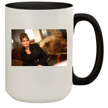 Sarah Palin 15oz Colored Inner & Handle Mug