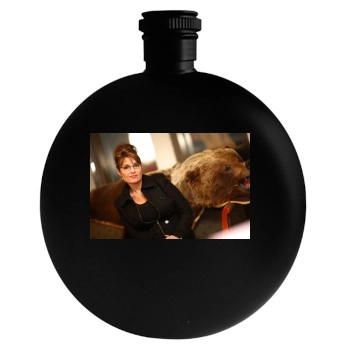 Sarah Palin Round Flask