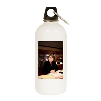 Sarah Palin White Water Bottle With Carabiner