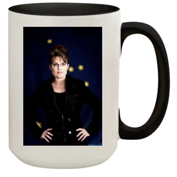 Sarah Palin 15oz Colored Inner & Handle Mug