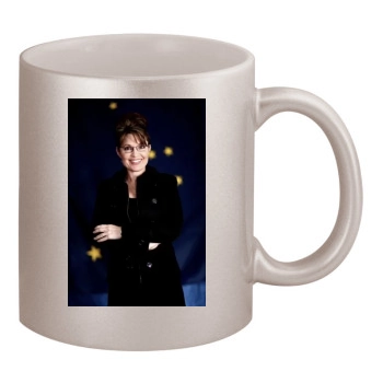 Sarah Palin 11oz Metallic Silver Mug