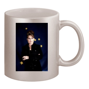 Sarah Palin 11oz Metallic Silver Mug