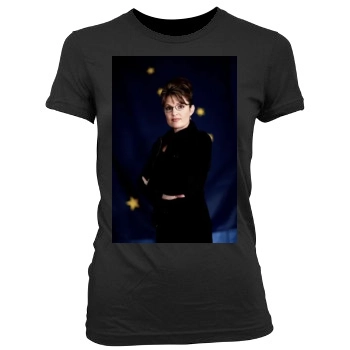 Sarah Palin Women's Junior Cut Crewneck T-Shirt