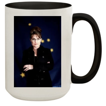 Sarah Palin 15oz Colored Inner & Handle Mug