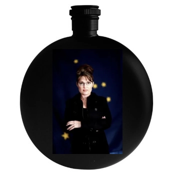 Sarah Palin Round Flask