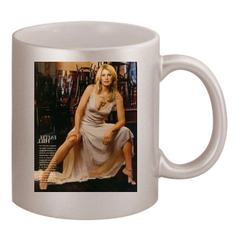 Faith Hill 11oz Metallic Silver Mug