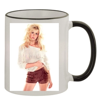 Faith Hill 11oz Colored Rim & Handle Mug