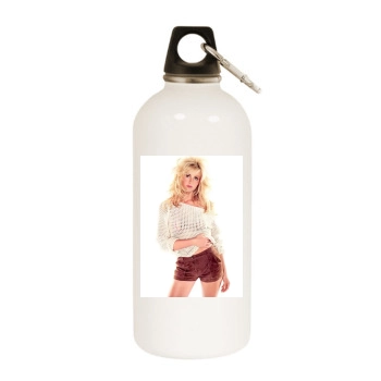 Faith Hill White Water Bottle With Carabiner