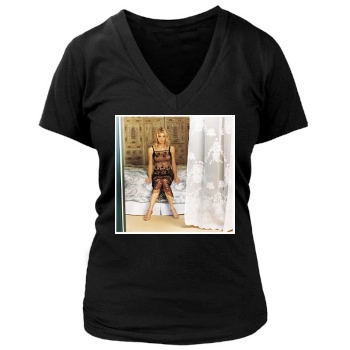 Faith Hill Women's Deep V-Neck TShirt