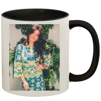 Sarah Shahi 11oz Colored Inner & Handle Mug