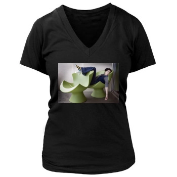 Sarah Silverman Women's Deep V-Neck TShirt