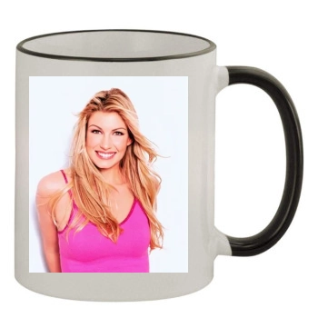 Faith Hill 11oz Colored Rim & Handle Mug