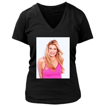 Faith Hill Women's Deep V-Neck TShirt