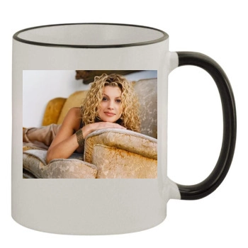 Faith Hill 11oz Colored Rim & Handle Mug