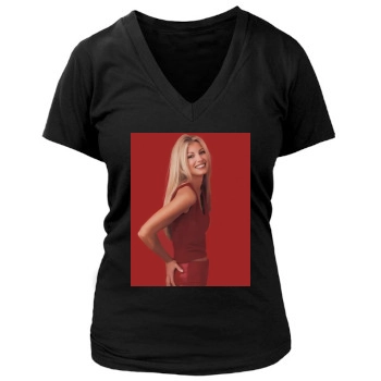 Faith Hill Women's Deep V-Neck TShirt