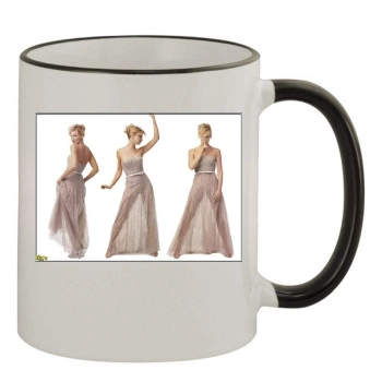 Faith Hill 11oz Colored Rim & Handle Mug