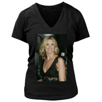 Faith Hill Women's Deep V-Neck TShirt