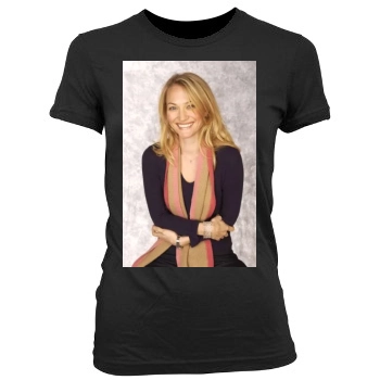 Sarah Wynter Women's Junior Cut Crewneck T-Shirt