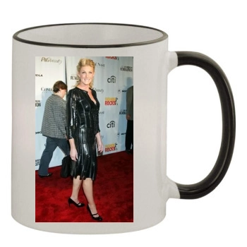 Faith Hill 11oz Colored Rim & Handle Mug