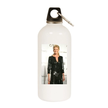 Faith Hill White Water Bottle With Carabiner