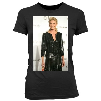 Faith Hill Women's Junior Cut Crewneck T-Shirt