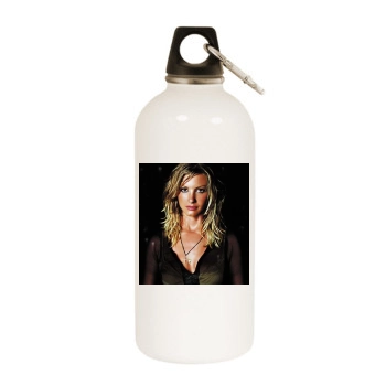 Faith Hill White Water Bottle With Carabiner