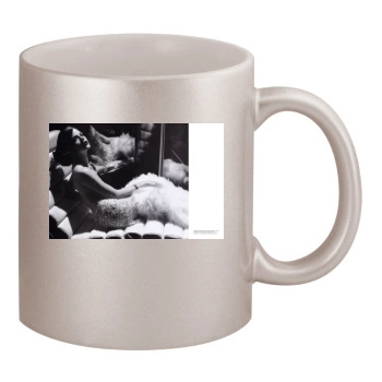 Selma Blair 11oz Metallic Silver Mug