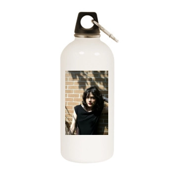 Selma Blair White Water Bottle With Carabiner