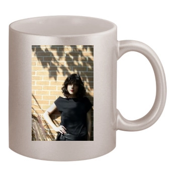 Selma Blair 11oz Metallic Silver Mug