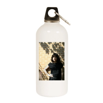 Selma Blair White Water Bottle With Carabiner