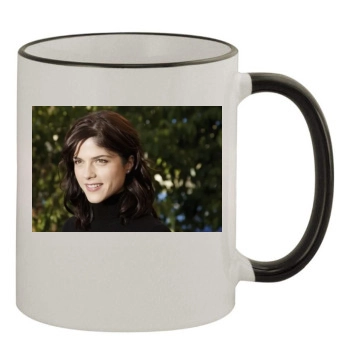 Selma Blair 11oz Colored Rim & Handle Mug