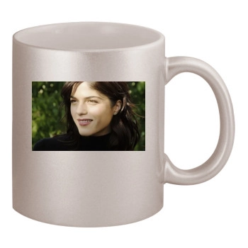 Selma Blair 11oz Metallic Silver Mug