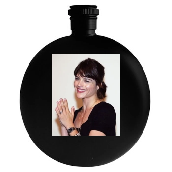 Selma Blair Round Flask