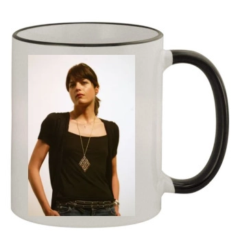 Selma Blair 11oz Colored Rim & Handle Mug